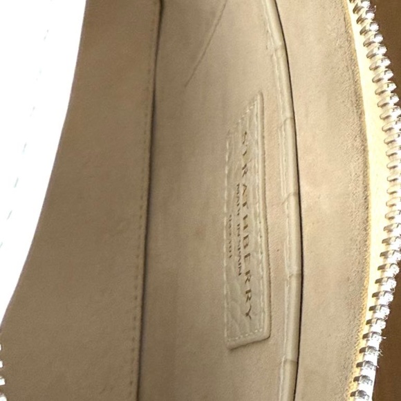 Authentic Strathberry Dome Mini Crocodile Embossed Handbag in Vanilla - Picture 10 of 14